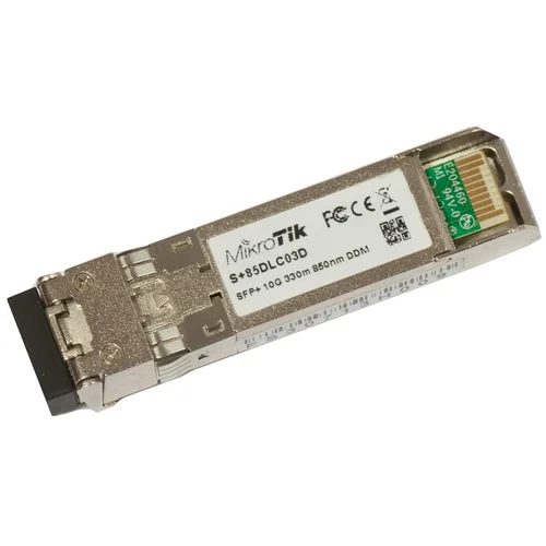 Модуль Mikrotik SFP+ оптический, 10G, дальность до 300м, 850нм