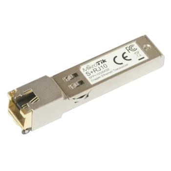Модуль Mikrotik SFP+ с интерфейсом RJ45, до 10G