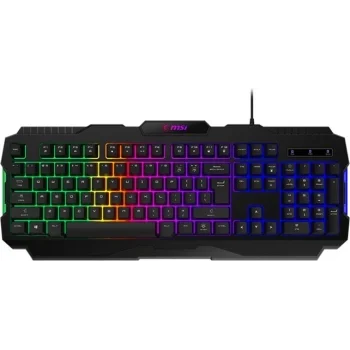 Клавиатура MSI FORGE GK100 RU черный USB for gamer LED (S11-04RU252-HH9)