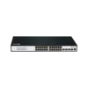 Управляемый PoE коммутатор уровня 2 BDCOM S2500-24P4S, 24x 10/100/1000Base-T PoE 802.3af/at до 370W, 4x 100/1000Base-X (SFP), 220V AC