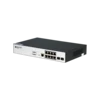 Управляемый PoE коммутатор уровня 2 BDCOM S2500-8P2S, 8x 10/100/1000Base-T PoE 802.3af/at до 140W, 2x 100/1000Base-X (SFP), ~220V AC
