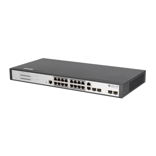 Управляемый PoE коммутатор уровня 2 BDCOM S2520-P, 16x 10/100/1000Base-T PoE 802.3af/at до 250W, 2x combo 1G SFP/RJ45, 2x 100/1000Base-X (SFP), 220VAC