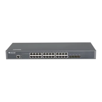 Управляемый коммутатор уровня 3 BDCOM S2900-24T4X, 24x 10/100/1000Base-T, 4x 1/10GE SFP+, 220VAC