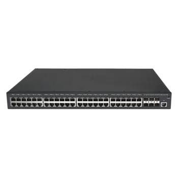 Управляемый PoE коммутатор уровня 3 BDCOM S2900-48P6X-760, 48x 10/100/1000Base-T PoE 802.3af/at до 760W, 6x 1/10GE SFP+, ~220V AC