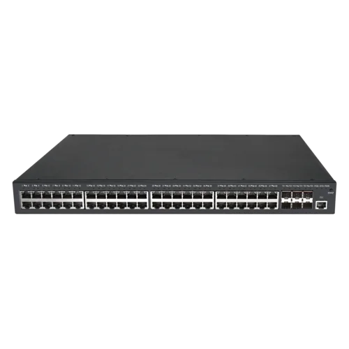 Управляемый PoE коммутатор уровня 3 BDCOM S2900-48P6X-760, 48x 10/100/1000Base-T PoE 802.3af/at до 760W, 6x 1/10GE SFP+, ~220V AC