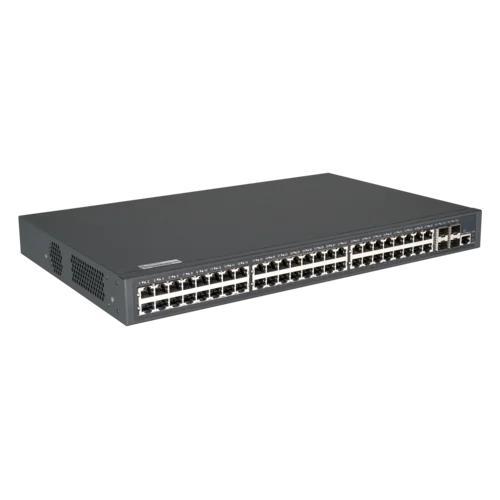 Управляемый коммутатор уровня 3 BDCOM S2900-48T4X, 48x 10/100/1000Base-T, 4x 1/10GE SFP+, 220VAC