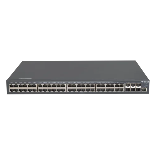 Управляемый коммутатор уровня 3 BDCOM S2900-48T6X, 48x 10/100/1000Base-T, 6x 1/10GE SFP+, 220VAC