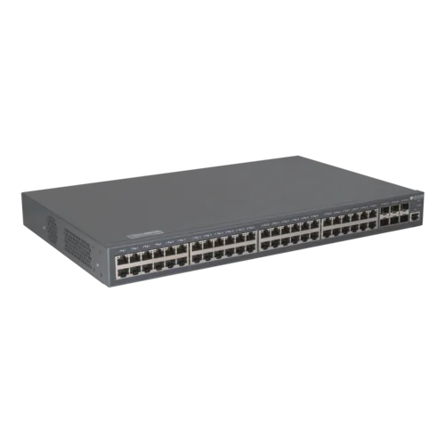 Управляемый коммутатор уровня 3 BDCOM S2900-48T6X, 48x 10/100/1000Base-T, 6x 1/10GE SFP+, 220VAC