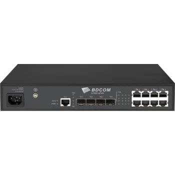 Управляемый PoE коммутатор уровня 3 BDCOM S2900-8P4X, 8x 10/100/1000Base-T PoE 802.3af/at до 125W, 4x 1/10GE SFP+, ~220V AC