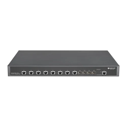 Управляемый коммутатор уровня 3 BDCOM S2900-8TG4X, 8x 1/2.5/10GBase-T, 4x 1/10GE SFP+, ~220V AC
