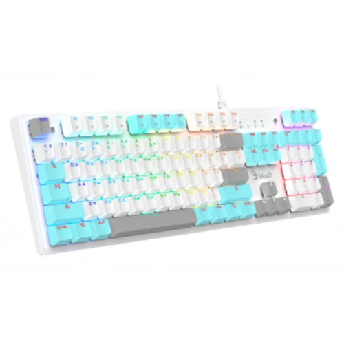 Клавиатура A4Tech Bloody S510N механическая белый USB for gamer LED (S510N (ICY WHITE ))
