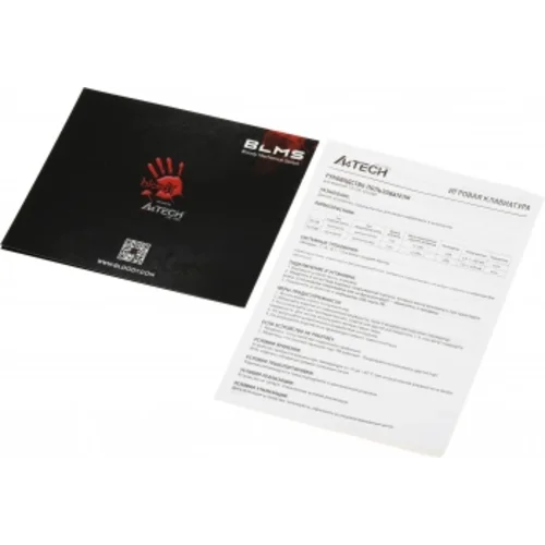 Клавиатура A4Tech Bloody S510R механическая черный USB for gamer LED (S510R USB FIRE BLACK/BLMS RED)