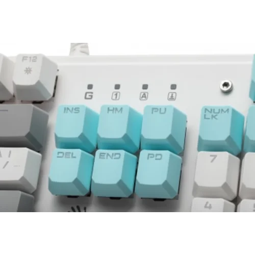 Клавиатура A4Tech Bloody S510R механическая белый USB for gamer LED (S510R USB ICY WHITE/BLMS RED)