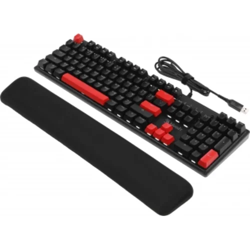 Клавиатура A4Tech Bloody S515R механическая черный USB for gamer LED (подставка для запястий)