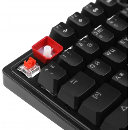 Клавиатура A4Tech Bloody S515R механическая черный USB for gamer LED (подставка для запястий)