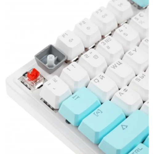 Клавиатура A4Tech Bloody S515R механическая белый USB for gamer LED (подставка для запястий)