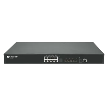 Управляемый коммутатор уровня 3 BDCOM S5700-8EP4X, 8x 2.5GBASE-Т PoE 802.3af/at/bt до 370W, 4x 1/10GE SFP+, ~220V AC