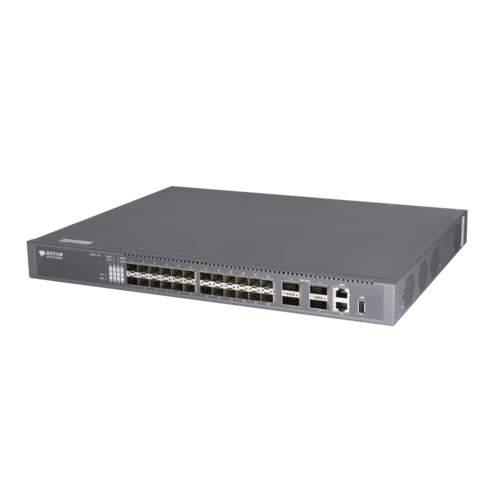 Управляемый коммутатор уровня 3 BDCOM S5828, 24x 1/10GE SFP+, 4x 40/100GE QSFP28+, Hot Swap БП 1+1, в комплекте 2x PSU AC ~220VAC