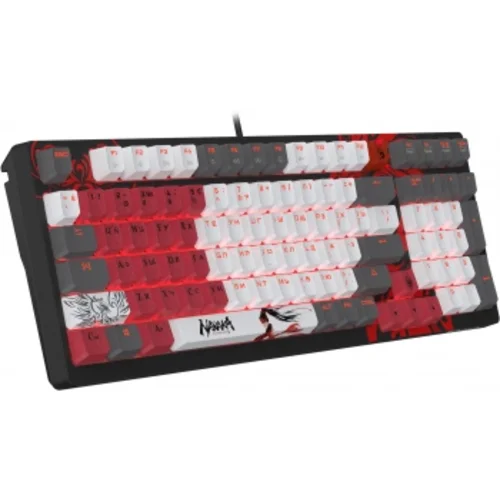 Клавиатура A4Tech Bloody S98 Naraka BLMS Plus механическая черный/красный USB for gamer LED (S98 NAR