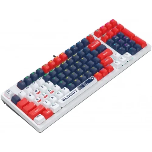 Клавиатура A4Tech Bloody S98 Sports Navy BLMS Plus механическая синий/белый USB for gamer LED (S98 S