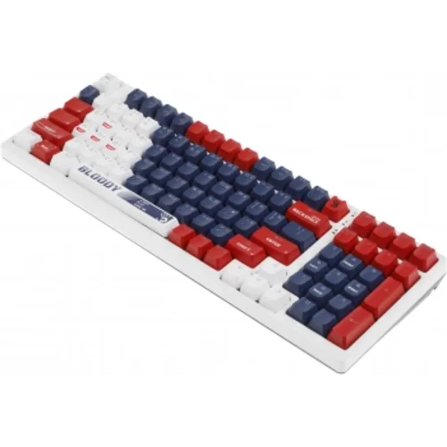 Клавиатура A4Tech Bloody S98 Sports Navy BLMS Plus механическая синий/белый USB for gamer LED (S98 S
