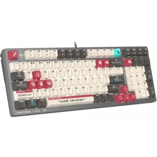 Клавиатура A4Tech Bloody S98 Pixels Red механическая серый/бежевый USB for gamer LED (S98)