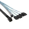 Кабель HDmSAS-4SATA 80см, внутренний
