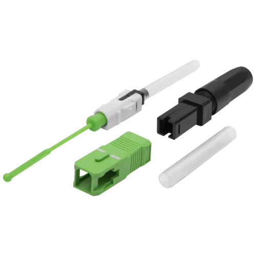 Разъем оптический FiberFox "Splice-On Connector" SC/APC для кабеля 2,0 х 3.0, уп. 5 шт.