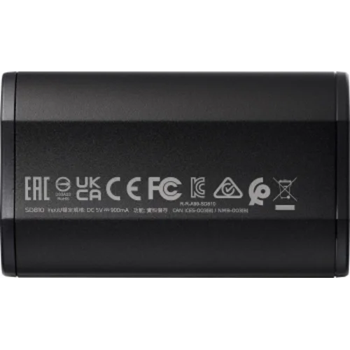Накопитель SSD A-Data USB-C 500GB SD810-500G-CBK SD810 1.8" черный