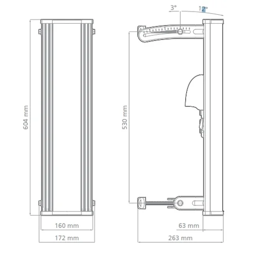 Антенна секторная RF elements Sector Carrier Class 2GHz 14dBi MiMo 2x2 (H+V)