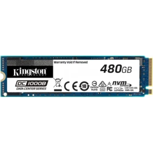 Накопитель SSD Kingston PCIe 3.0 x4 480GB SEDC1000BM8/480G DC1000B M.2 2280 0.5 DWPD