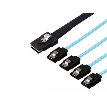 Кабель mSAS-4SATA, 50см, внутренний