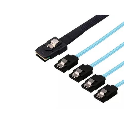 Кабель mSAS-4SATA, 50см, внутренний