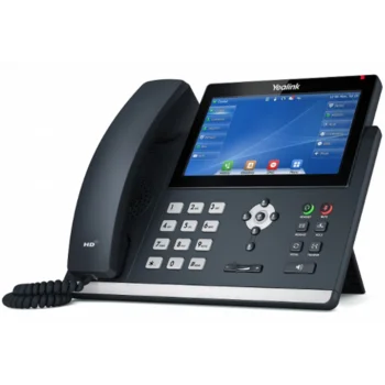 IP-телефон SIP-T48U, цветной сенсорный экран, 2 порта USB, 16 аккаунтов, BLF, PoE, GigE, без БП