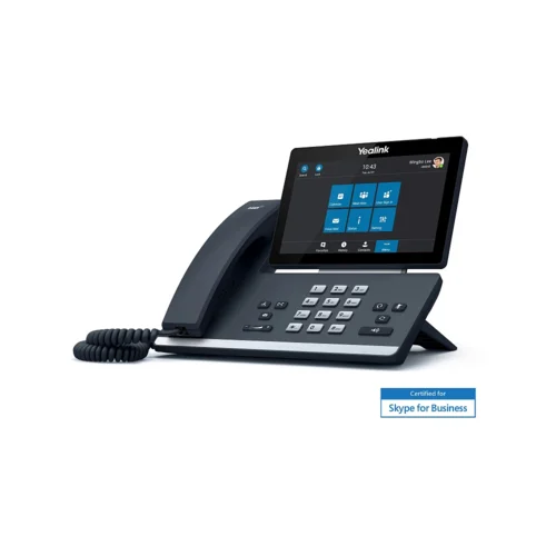 IP-телефон Yealink SIP-T58A, Skype for Business, Цветной сенсорный экран, WiFi, Bluetooth, GigE, без видео, без БП