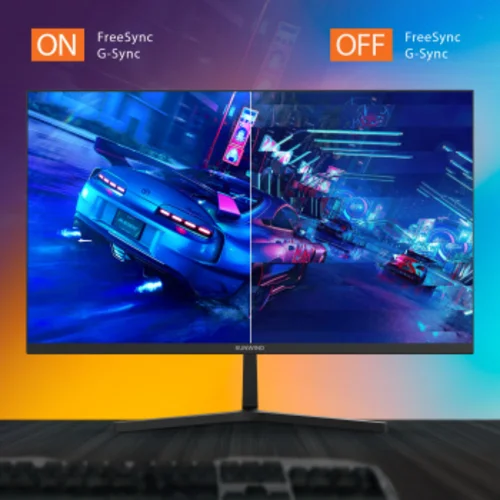 Монитор SunWind 23.8" SM-24FI221 черный IPS LED 5ms 16:9 HDMI M/M матовая 250cd 178гр/178гр 1920x108