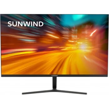 Монитор SunWind 27" SM-27FI401 черный IPS LED 1ms 16:9 HDMI матовая 250cd 178гр/178гр 1920x1080 180H