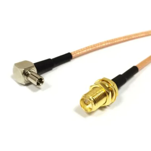 Антенный адаптер для USB 3G модемов Huawei (SMA-female - TS-9 (угловой))