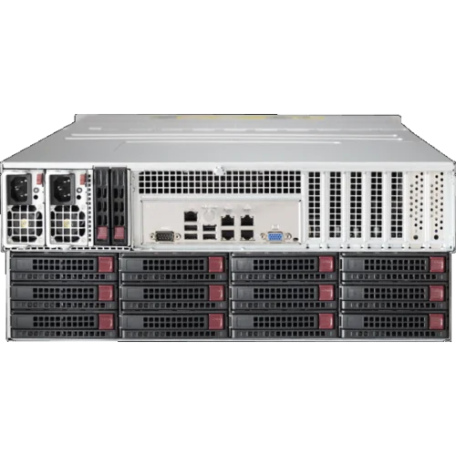 Сервер Supermicro 6047R-E1R72L2K(X9DRD-7LN4F), 2 процессора Intel Xeon 8C E5-2650v2 2.60GHz, 64GB DRAM