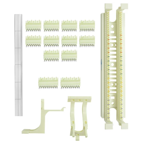 Кросс-панель тип 110 до 50 пар, настенный монтаж, с ногами
