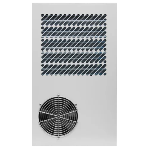 Кондиционер для установки в уличный шкаф, холодопроизводительность 500Вт, со встроенным электрическим калорифером, 220В переменного тока