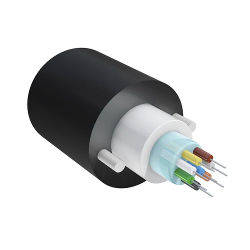 Кабель оптический самонесущий диэлектрический, 8 волокон, 1.0кН, 5.0мм, катушка 1км.