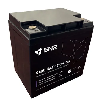 Свинцово-кислотный аккумулятор 12 В 24 Ач (SNR-BAT-12-24-GP)