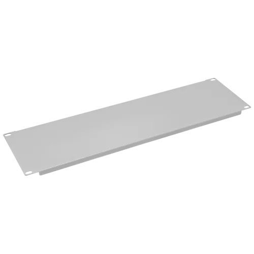 Заглушка 3U в телекоммуникационный шкаф 19", серая