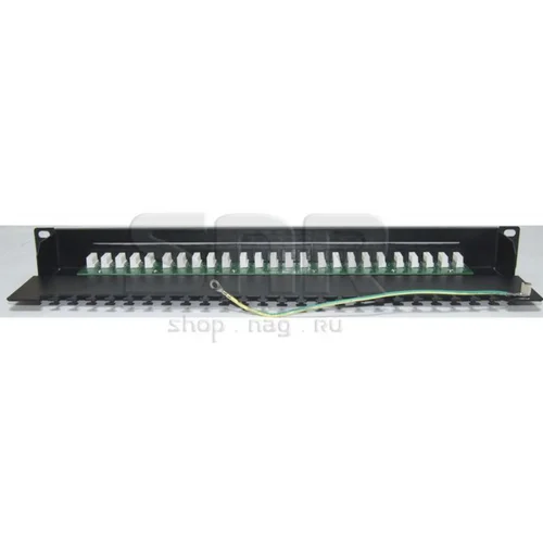 Патч-панель телефонная SNR, Cat. 3, 19", 1U, 25 портов