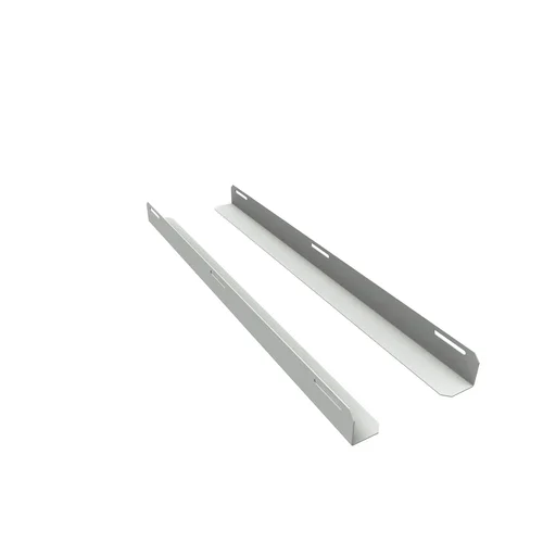 Комплект уголков опорных для шкафа глубиной 1000мм (глубина уголка 710мм), распределённая нагрузка 20кг, цвет-серый (SNR-CORNER-10071-20G)