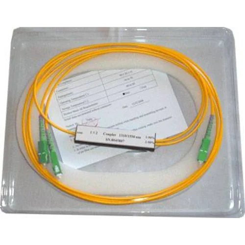 Делитель оптический корпусный single window 1х2 (1550nm) SC/APC in - SC/UPC out