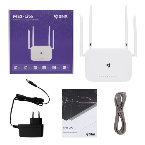 Беспроводной маршрутизатор SNR-CPE-ME2-Lite (rev. B), 802.11a/b/g/n, 802.11ac Wave 2, 5xGE RJ45