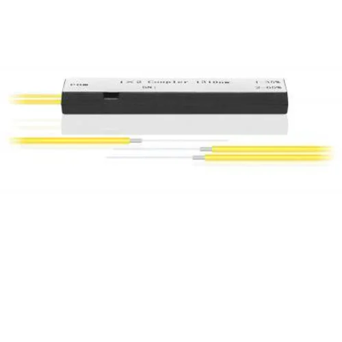 Делитель оптический корпусный трехоконный 1х2-10/90