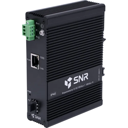 Медиаконвертер 10/100/1000-Base-T / 1000Base-FX с SFP-портом в индустриальном исполнении